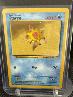 Pokemon TCG Staryu Base Set Unlimited Card 065/102 Never Played, NM! - Image 1