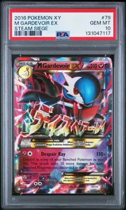 2016 Pokemon XY #79 M Gardevoir EX Steam Siege PSA 10 Gem Mint!! - Image 1