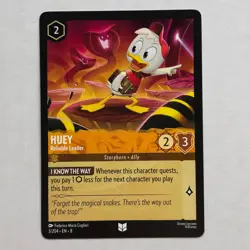 Huey 3/204 Disney Lorcana Reign of Jafar Regular Uncommon Card NM - Image 1