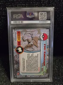 PSA 10 2000 Pokemon Game Topps Chrome TV Kabutops Rare Base Series 2 GEM MINT - Image 2