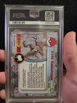 PSA 10 2000 Pokemon Game Topps Chrome TV Kabutops Rare Base Series 2 GEM MINT - Image 4
