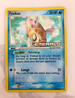 Feebas 49/106 Ex Emerald Reverse Holo Stamped Pokemon 2005 ~NM - Image 1