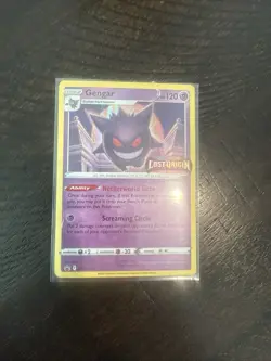 Pokemon TCG Gengar SWSH241 Lost Origin Stamped Prerelease Black Star Promo - Image 2