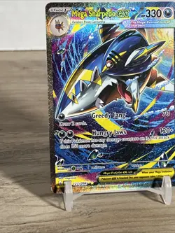 Pokemon Phantasmal Flames Mega Sharpedo ex 127/094 Card TCG - Image 3