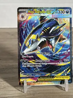 Pokemon Phantasmal Flames Mega Sharpedo ex 127/094 Card TCG - Image 4