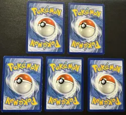 5x Psyduck Lot Pokemon Cards Collection Set Deck Building TCG LP-DMG - Image 2