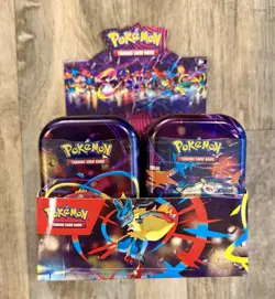 Pokemon TCG Mega Evolutions Mini Tin Display 10ct Sealed with Display Box - Image 1