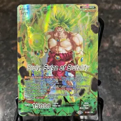 Broly Surge of Brutality GOLD STAMP Foil Dragon Ball Super Card Game | NM - Image 1