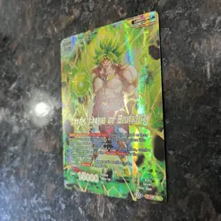 Broly Surge of Brutality GOLD STAMP Foil Dragon Ball Super Card Game | NM - Image 2