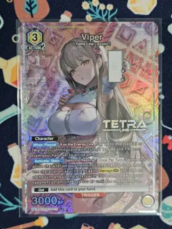 Viper 015 R* GODDESS OF VICTORY NIKKE Union Arena English Card - Image 1