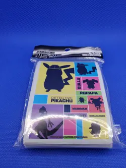 Korea Exclusive Detective Pikachu 64 Card Sleeves Pokemon Center Sealed NEW - Image 3