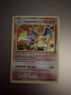 Pokemon TCG Charizard Evolutions Holo Rare Card 2016 11/108 - Image 2