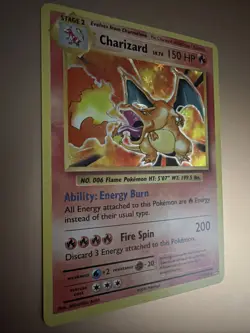 Pokemon TCG Charizard Evolutions Holo Rare Card 2016 11/108 - Image 3