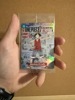 Monkey.D.Luffy (055) (College Basketball US Voyage) One Piece Promotion Cards - Image 1