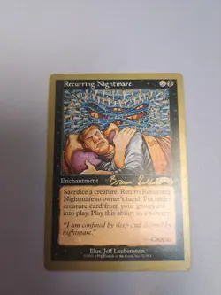 MTG: World Championship Decks, 1998, Gold Bordered: Recurring Nightmare (LP) - Image 1