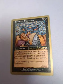 MTG: World Championship Decks, 1998, Gold Bordered: Recurring Nightmare (LP) - Image 2