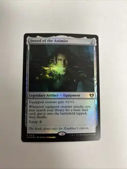 Sword Of The Animist Foil Card #0413 MTG - Image 1