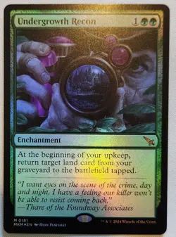 MTG Magic [x1] Undergrowth Recon [x1] FOIL Murders at Karlov Manor M/NM - Image 1
