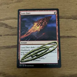 Lava Dart Modern Horizons MTG Autographed By Artist Tyler Walpole - Image 1