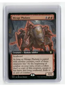 Mirage Phalanx (Extended Art) Commander: Innistrad: Crimson Vow Regular - Image 1