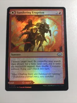 NM Sundering Eruption Modern Horizons 3 Foil (Pack Fresh) MTG TCG - Image 1