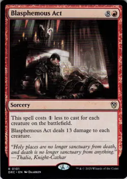 MTG Blasphemous Act (101) | NM | Commander: Aetherdrift {DRC} - Image 1