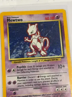 Mewtwo 10/102 | Base Set Unlimited | Holo Rare | Pokemon Card - Image 2