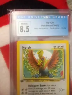 Pokemon Ho-Oh 2001 Neo Revelation - 1st Edition #18/64 CGC 8.5 - Image 2