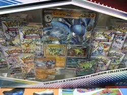 NEW-Pokemon TCG Prismatic Evolutions Lucario ex & Tyranitar ex Premium Box - Image 5