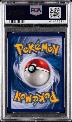 1999 POKEMON FOSSIL 1ST ED #10 LAPRAS-HOLO PSA 8 - Image 2