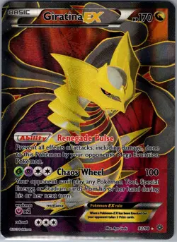 Giratina EX (Full Art) 93/98 XY - Ancient Origins - Pokemon Card - NM - Image 1