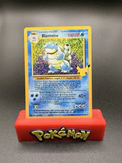 Blastoise ⭐ 2/102 Holo Celebrations: Classic Collection Pokemon NM - Image 1