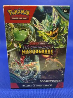 Pokemon TCG Scarlet & Violet Twilight Masquerade Sealed Booster Bundle 6 Pack - Image 1