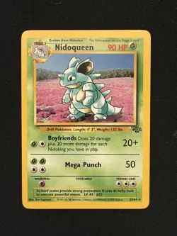Pokemon TCG Nidoqueen Jungle 23/64 Unlimited Rare LP Condition - Image 1