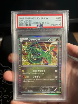 Pokemon Japanese Rayquaza Holo Dragon Selection 1st Ed. 011/020 PSA 9 MINT - Image 2