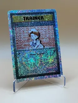 Pokemon Trainer Bill 2002 LEGENDARY COLLECTION REVERSE FOIL HOLO - Image 2