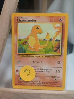 Pokemon TCG - Charmander - 46/102 - Common - Base Set Unlimited [Lightly Played] - Image 1