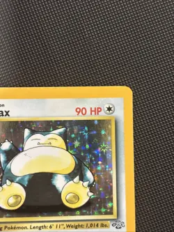 Pokemon TCG Snorlax Holo Rare Card 11/64 Jungle Unlimited LP/NM Condition - Image 4