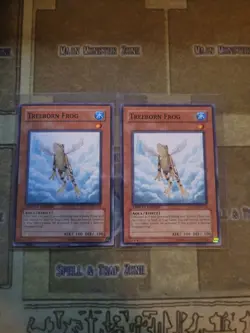 YUGIOH 2X TREEBORN FROG GLD2-EN010 COMMON LIMITED ED NM - Image 1
