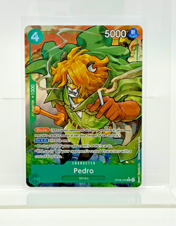 One Piece OP08-030 Pedro Rare Alt Art English Two Legends Foil - Fresh Pull - Image 1