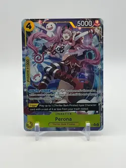 One Piece Perona Rare Alt Art OP14-111 The Azure Sea's Seven English - Image 1