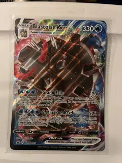 Blastoise VMAX SWSH103 Sword & Shield Promo Holo jumbo Card Near Mint Condition - Image 1
