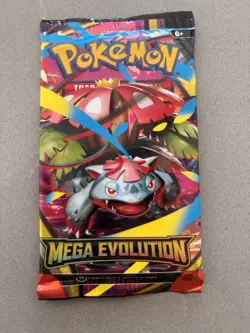 22.7g HEAVY Pokemon TCG: Mega Evolutions Booster Pack SEALED Venusaur Art - Image 2