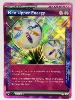 Neo Upper Energy NM Ace Spec 162/162 SV05: Temporal Forces Pokemon TCG Holo - Image 1