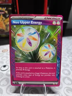 Pokemon TCG - Temporal Forces - Neo Upper Energy 162/162 - ACE SPEC Rare - NM - Image 1