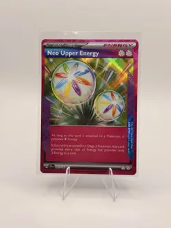 Pokemon TCG Neo Upper Energy 162/162 Temporal Forces ACE Spec Pack Fresh NM+ - Image 1