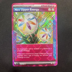 Neo Upper Energy ACE SPEC Rare 162/162 SV05: Temporal Forces Pokemon TCG 2024 NM - Image 1