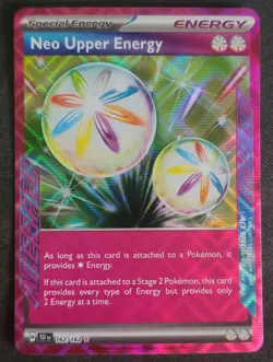 Neo Upper Energy 162/162 Pokemon TCG Scarlet & Violet: Temporal Forces NM - Image 1