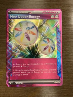 Neo Upper Energy ACE SPEC Rare 162/162 SV05: Temporal Forces Pokemon TCG 2024 NM - Image 1
