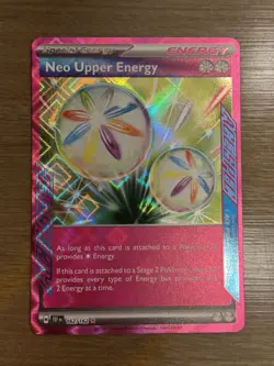 Neo Upper Energy ACE SPEC Rare 162/162 SV05: Temporal Forces Pokemon TCG 2024 NM - Image 2
